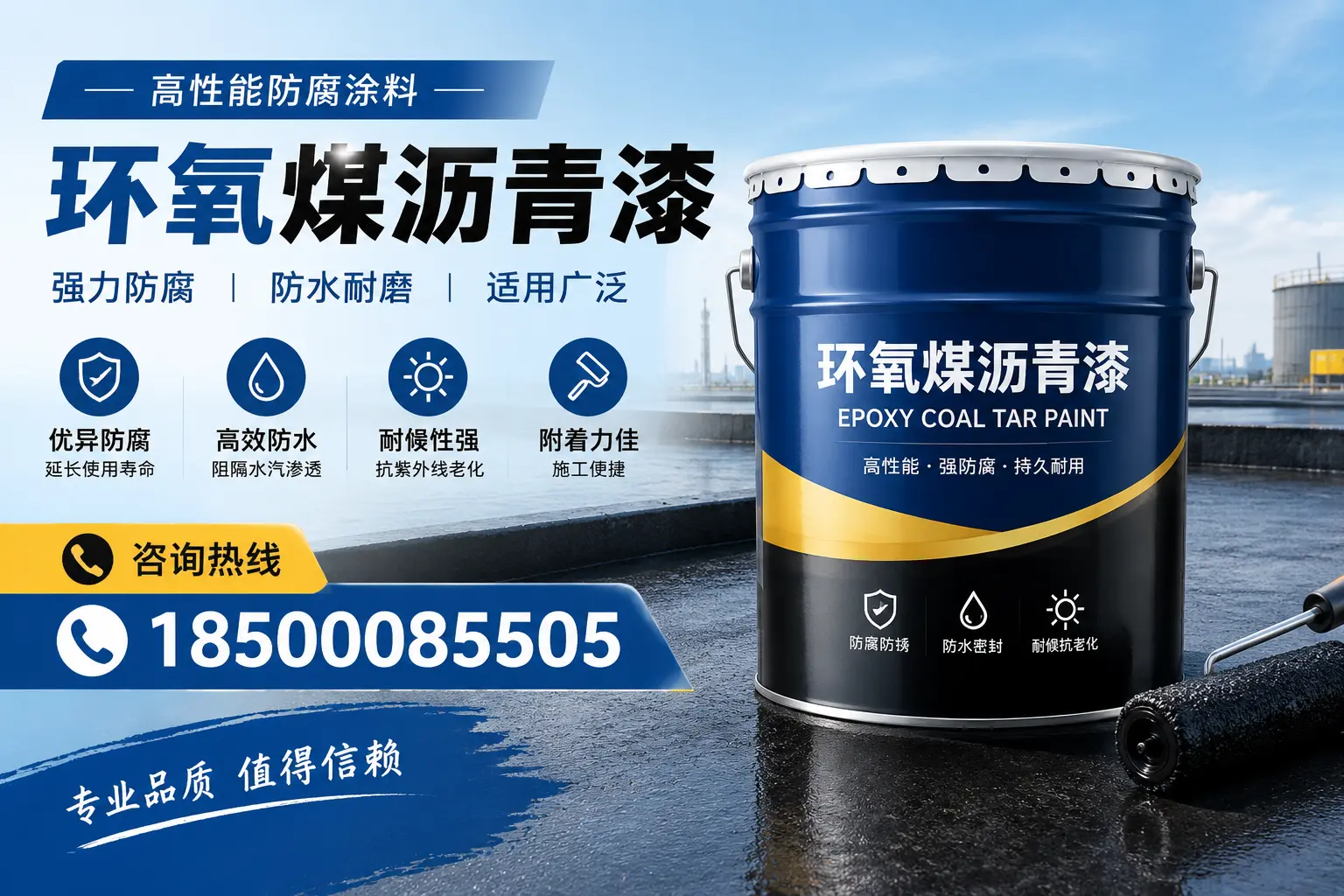 环氧煤沥青漆的主要成分与功能，宜昌用户深度了解